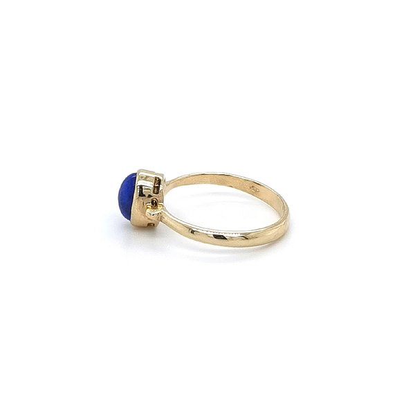 Goldring mit Lapislazuli