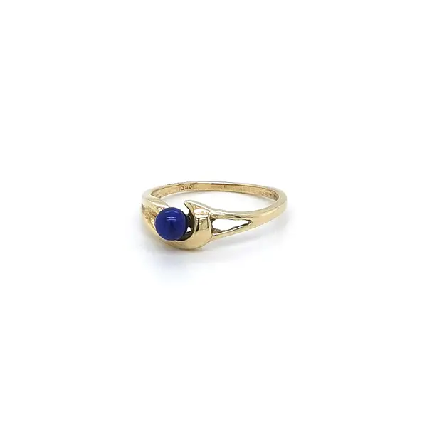 Goldene Psrten mit Lapislazuli