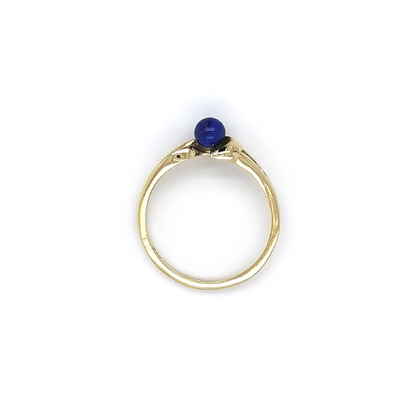 Goldene Psrten mit Lapislazuli