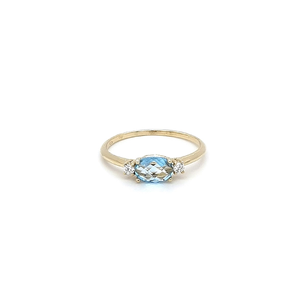 Goldring mit Topas