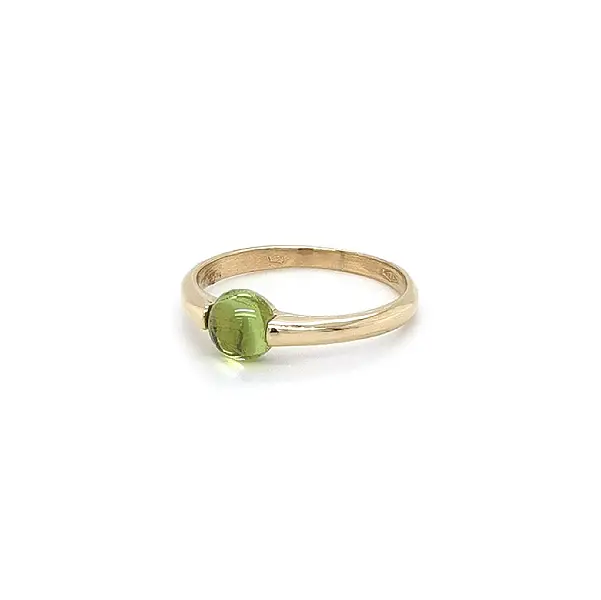Goldring mit Peridot