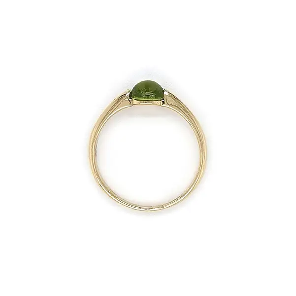 Goldring mit Peridot