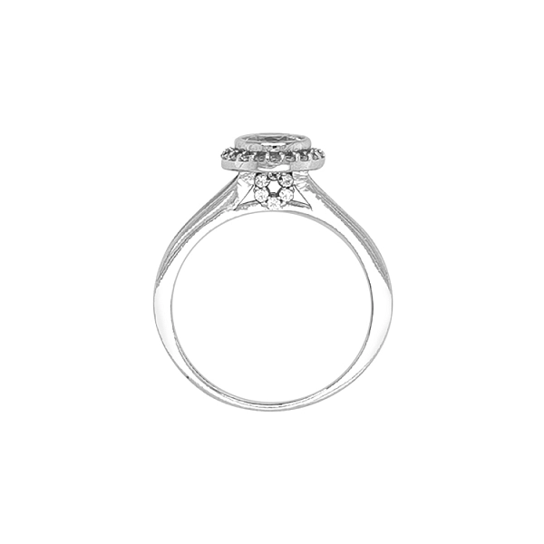Gold Verlobungsring mit Zirkonen
