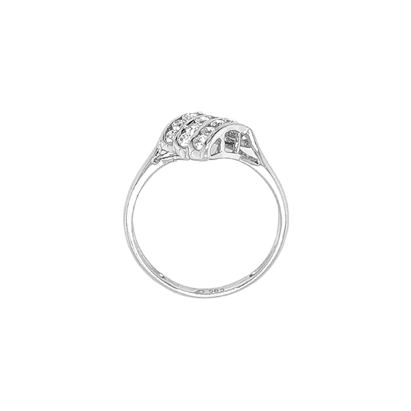 Goldring mit Zirkonen