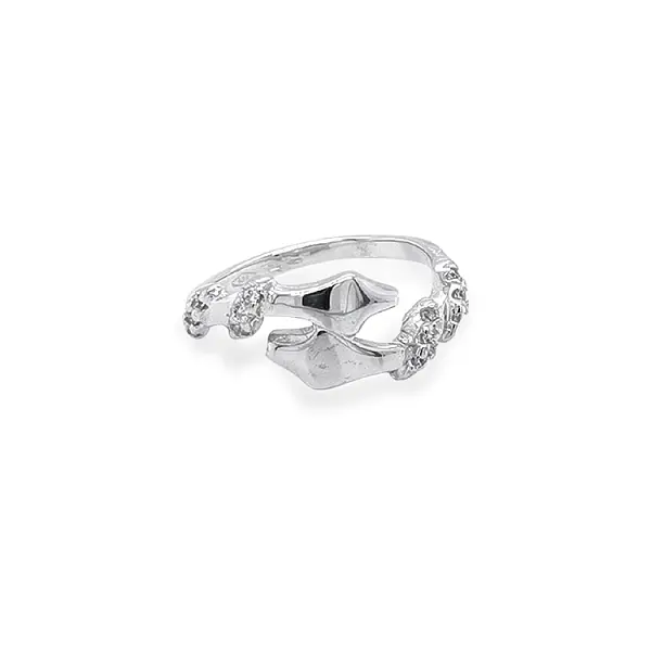 Goldring mit Zirkonen