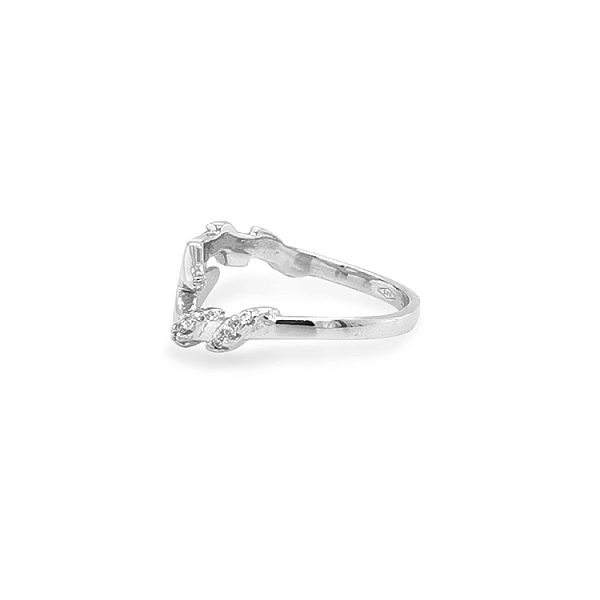 Goldring mit Zirkonen