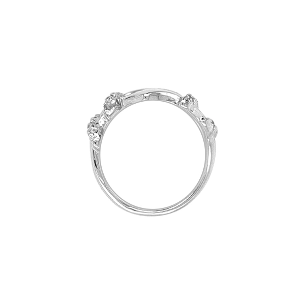 Goldring mit Zirkonen