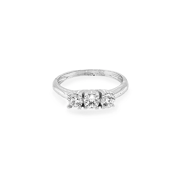 Goldring mit Zirkonen