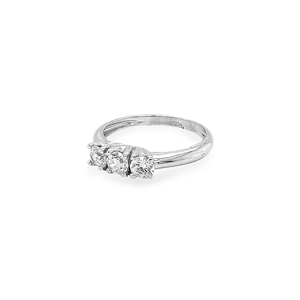 Goldring mit Zirkonen