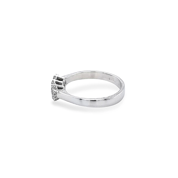 Goldring mit Zirkonen