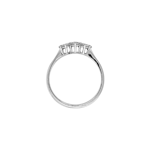 Goldring mit Zirkonen