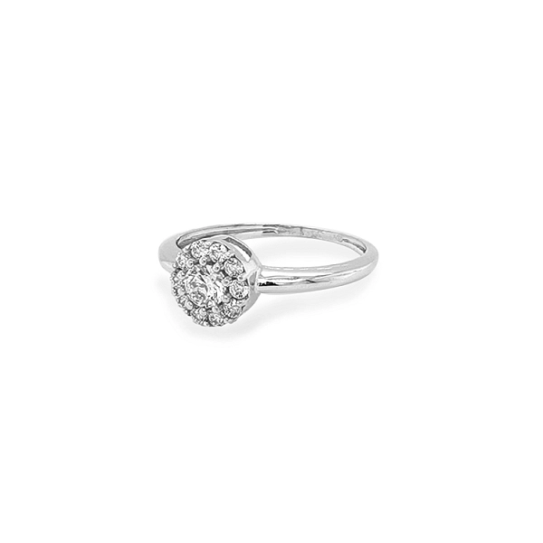 Goldring mit Zirkonen