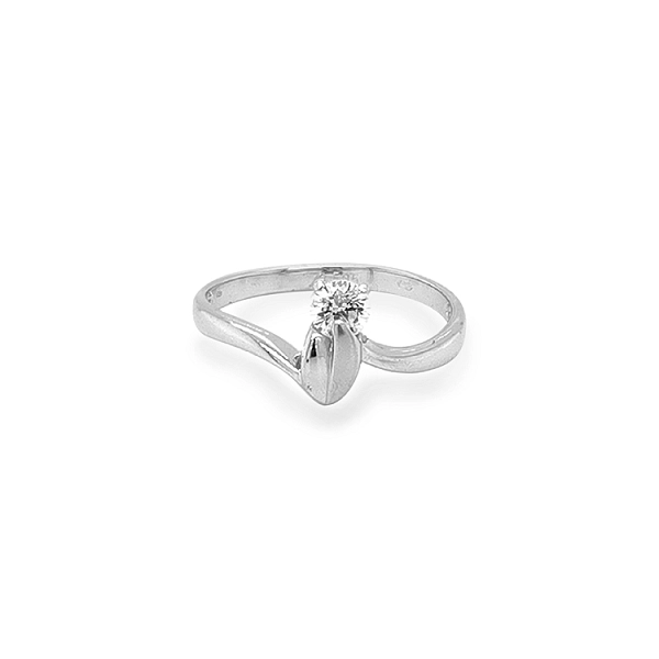 Goldring mit Zirkon