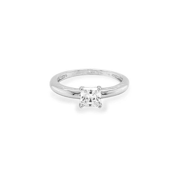 Gold Verlobungsring mit Zirkon