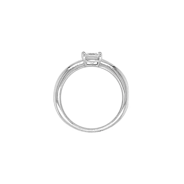 Gold Verlobungsring mit Zirkon