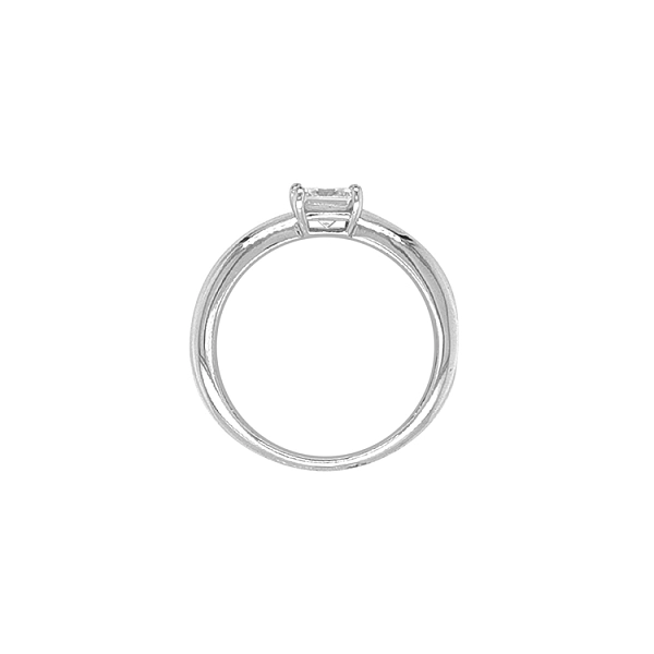 Gold Verlobungsring mit Zirkon