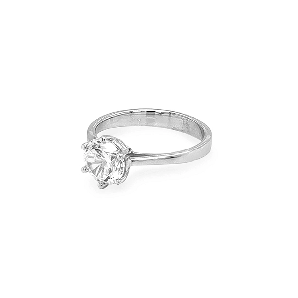 Gold Verlobungsring mit Zirkon