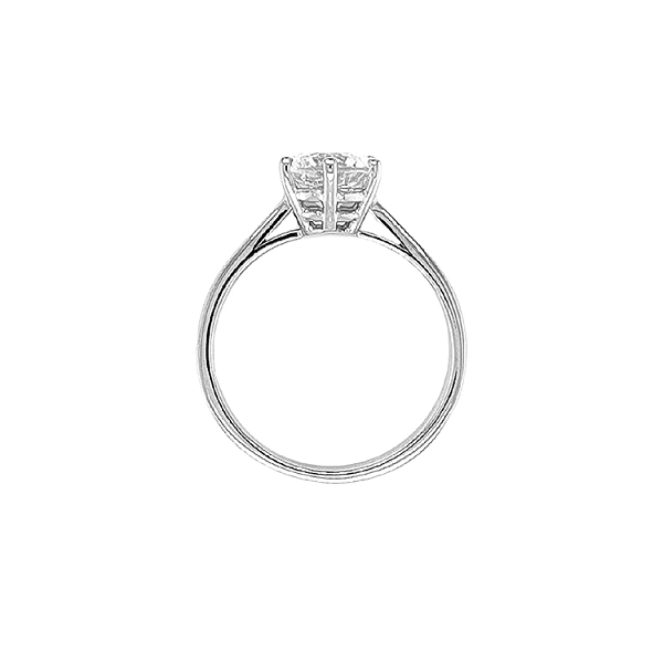 Gold Verlobungsring mit Zirkon
