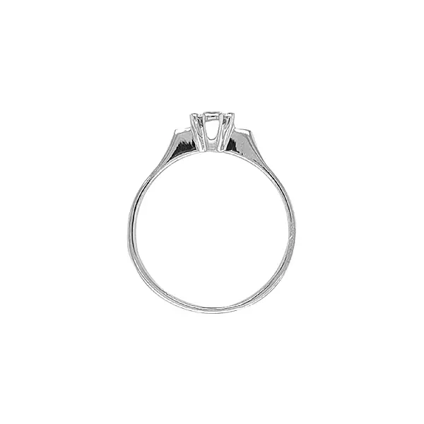 Gold Verlobungsring mit Zirkon