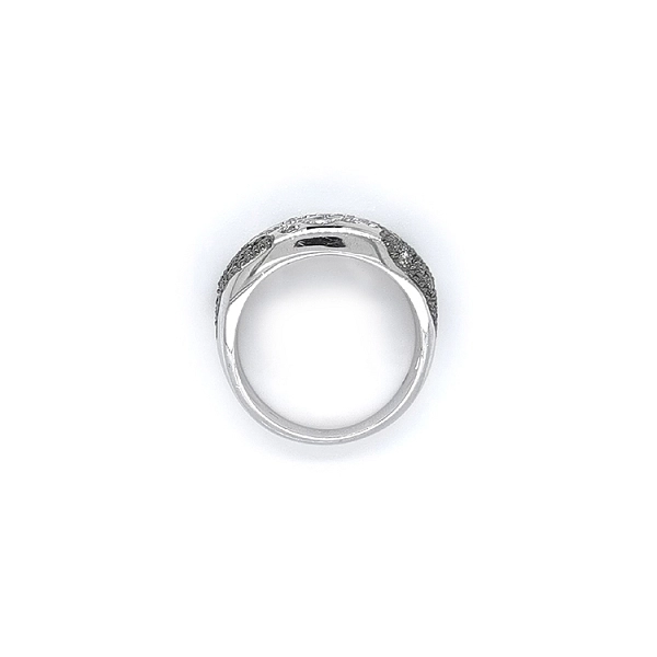Ring mit Zirkonen aus Weißgold