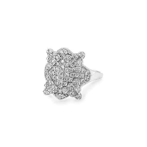 Goldring mit Zirkonen