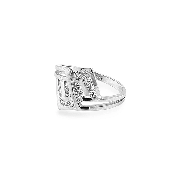 Goldring mit Zirkonen