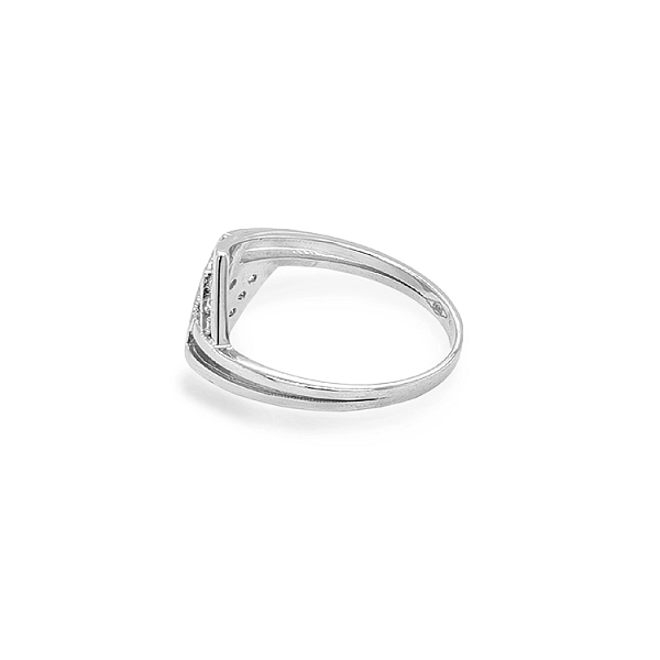 Goldring mit Zirkonen