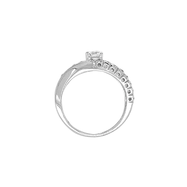 Goldring mit Zirkonen