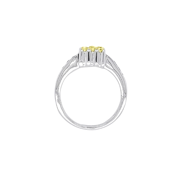 Goldring mit farbigen Steinen