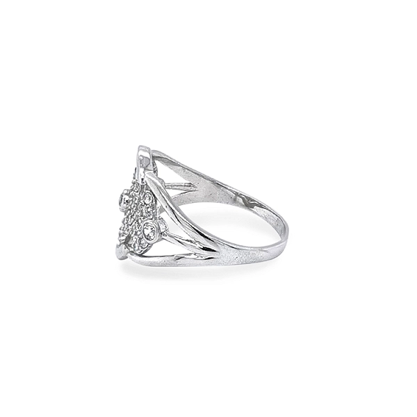 Goldring mit Zirkonen
