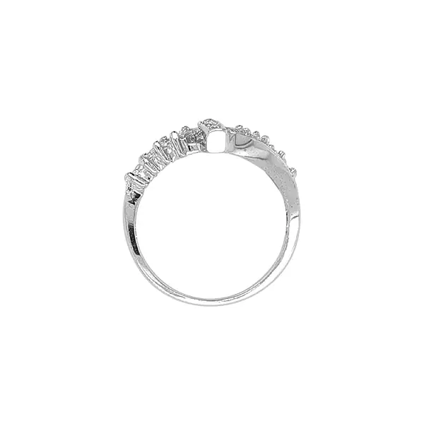 Goldring mit Zirkonen