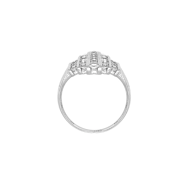 Goldring mit Zirkonen