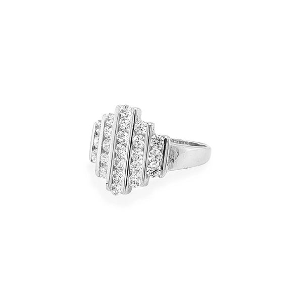 Goldring mit Zirkonen