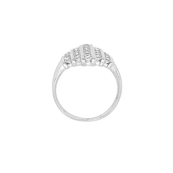 Goldring mit Zirkonen