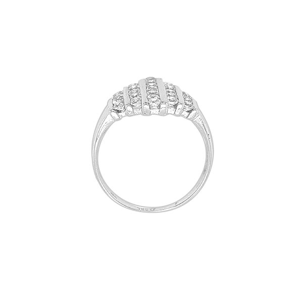 Goldring mit Zirkonen
