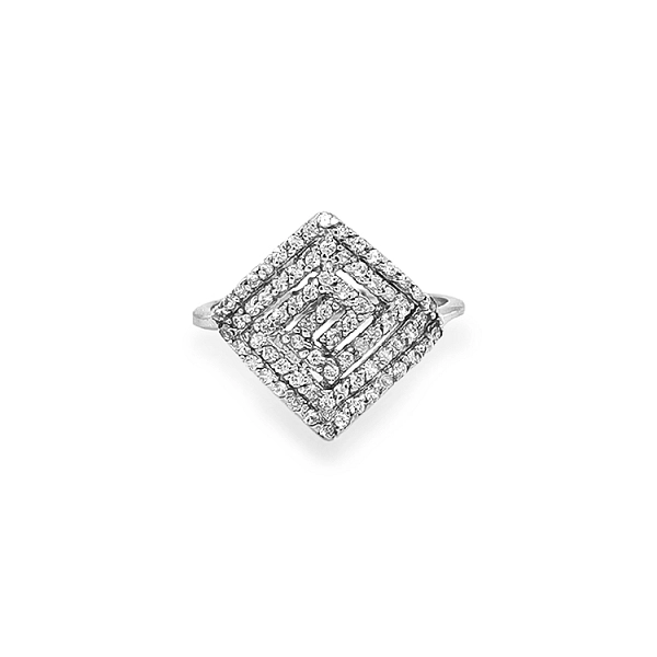 Goldring mit Zirkonen