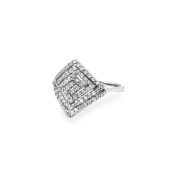 Goldring mit Zirkonen
