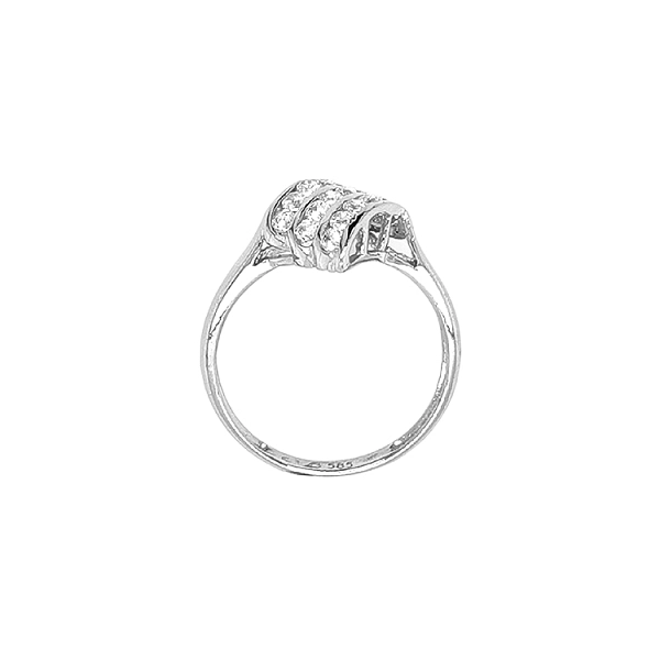 Goldring mit Zirkonen