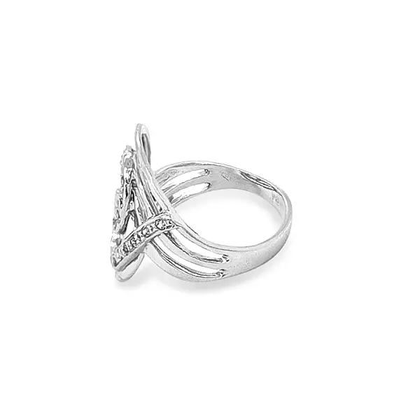 Goldring mit Zirkonen