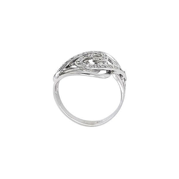 Goldring mit Zirkonen