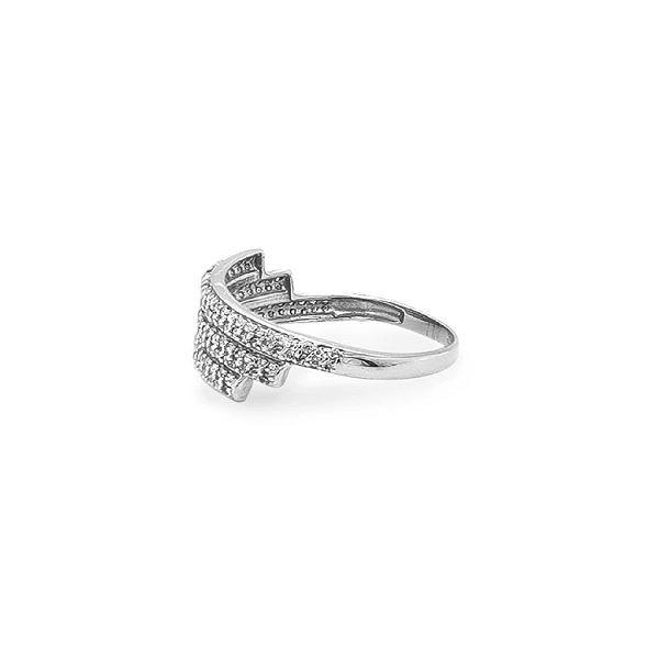 Goldring mit Zirkonen