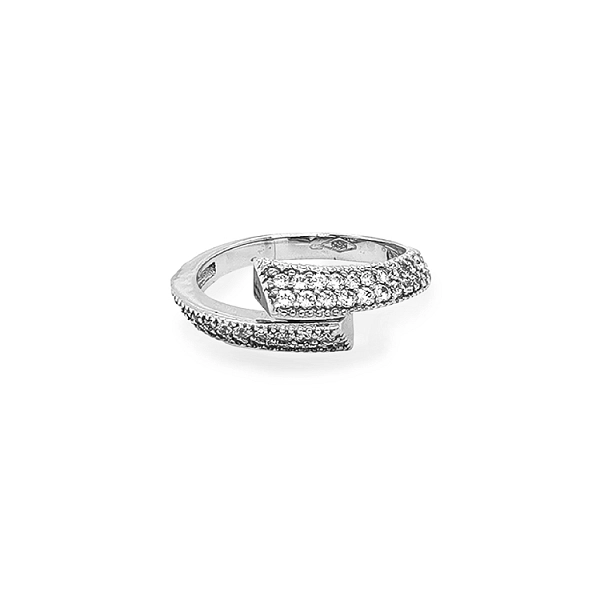 Goldring mit Zirkonen