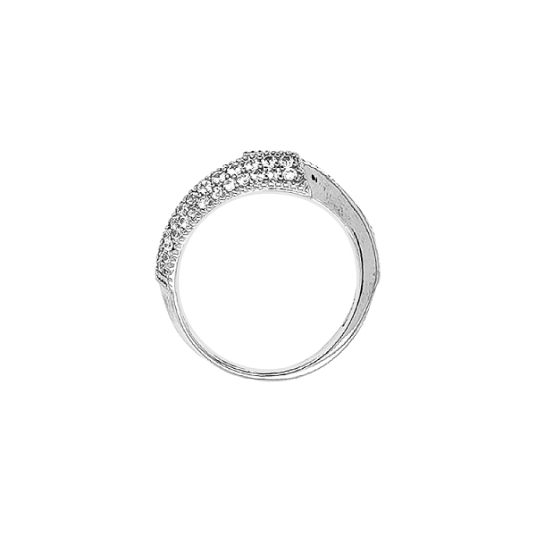 Goldring mit Zirkonen