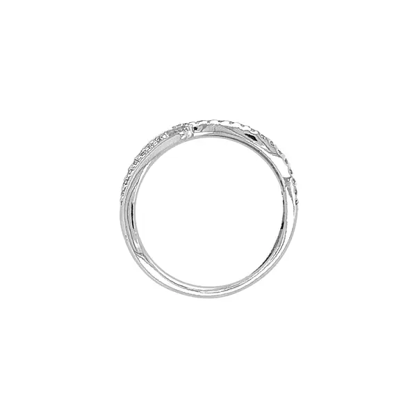 Goldring mit Zirkonen