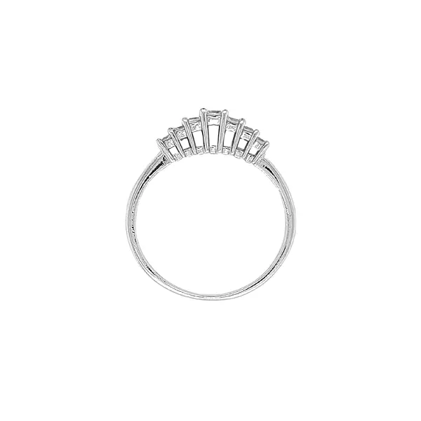 Goldring mit Zirkonen