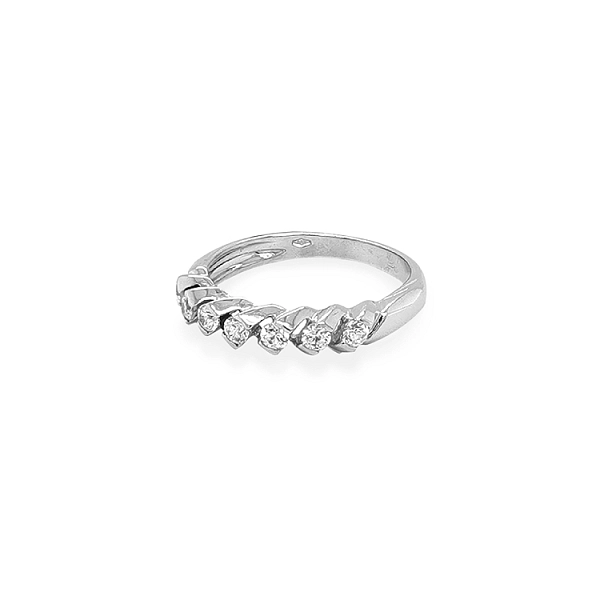 Goldring mit Zirkonen