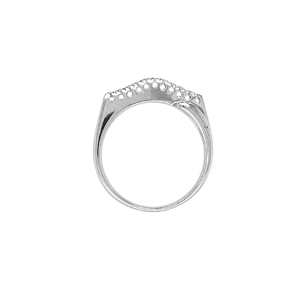 Goldring mit Zirkonen