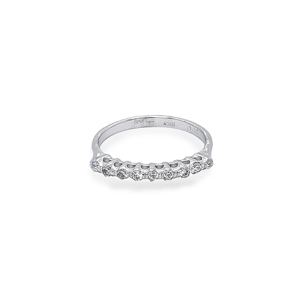 Goldring mit Zirkonen