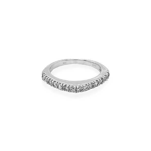 Goldring mit Zirkonen