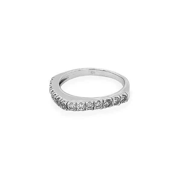 Goldring mit Zirkonen